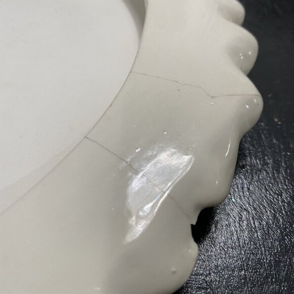 Ceramic Wall Plaque Embroidery Hoop Design Roosters Farmhouse Barnyard Decor - Picture 6 of 8